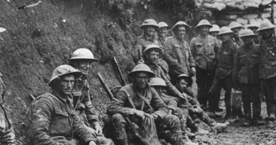 Soldados nas trincheiras da primeira guerra mundial