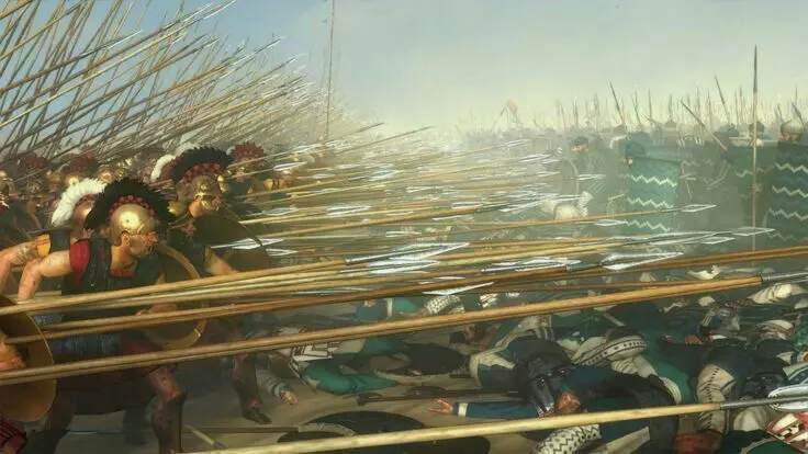 Representação da Batalha de Gaugamela - Arbela