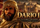 Dario III, último rei do Império Aquemênida, diante do exército persa