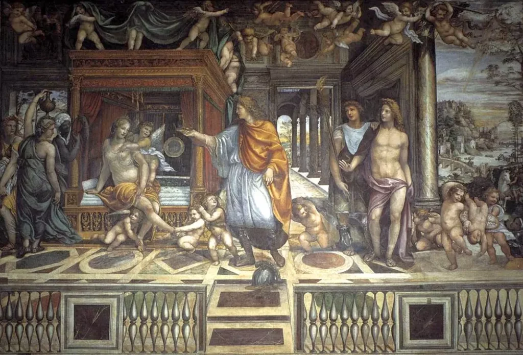 Casamento de Alexandre e Roxana, Il Sodoma (c. 1517)