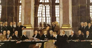 Representação do Tratado de Versalhes