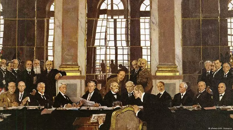 Representação do Tratado de Versalhes