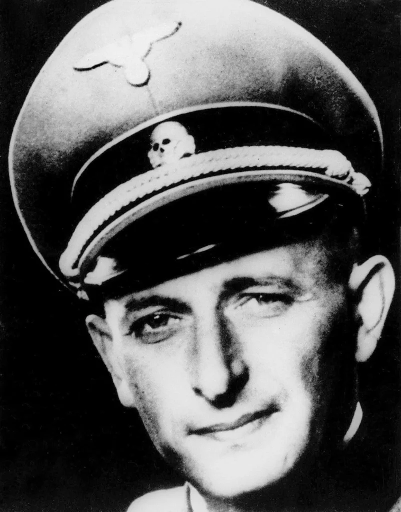 Otto Adolf Eichmann, oficial da Schutzstaffel (SS) e arquiteto da Solução Final