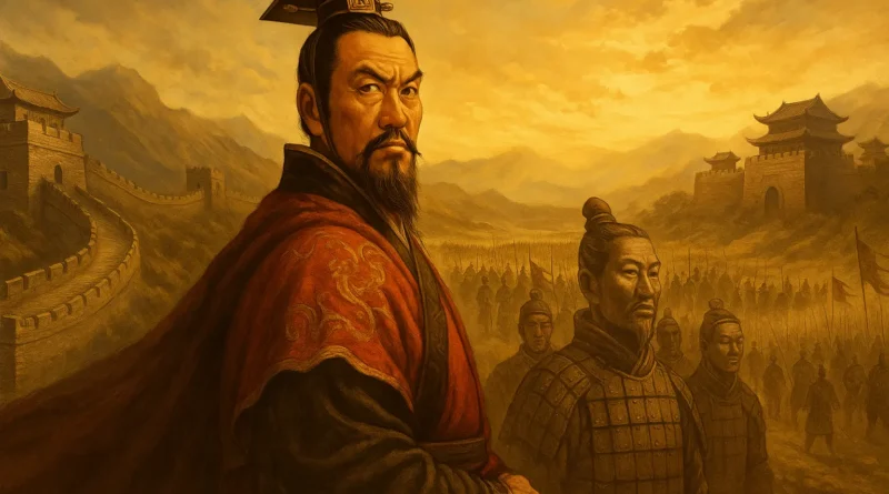 Ilustração da Unificação da China