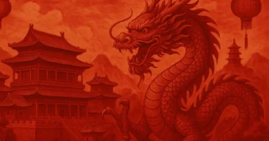 Ilustração que representa a China Imperial