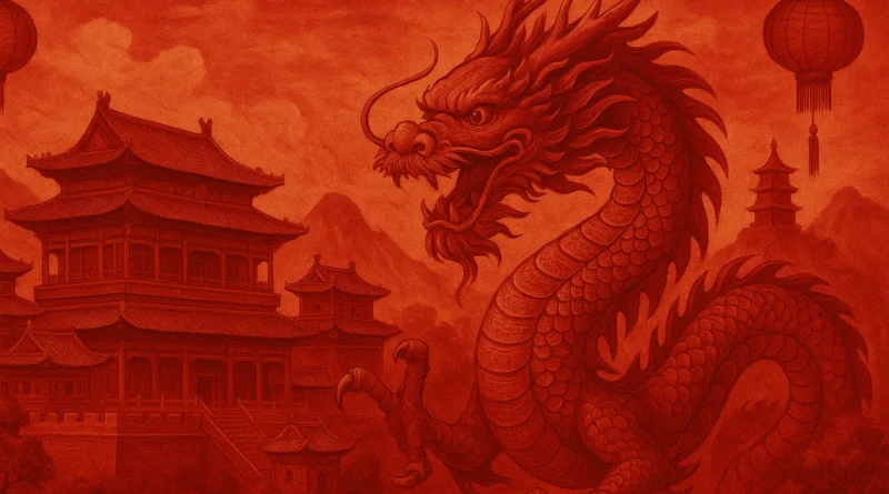 Ilustração que representa a China Imperial