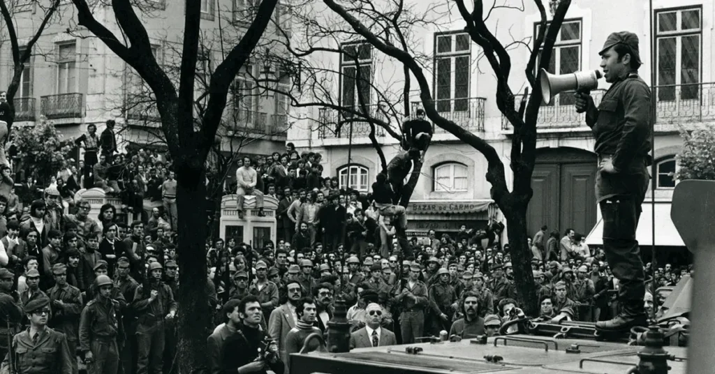 Discurso durante a Revolução dos Cravos