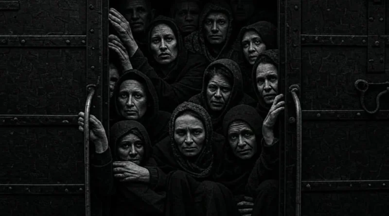 Ilustração sobre o Holocausto