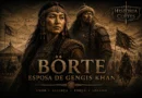 Ilustração cinematográfica de Börte, esposa de Gengis Khan, diante do exército mongol durante o surgimento do Império Mongol