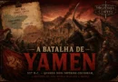 Ilustração da Batalha de Yamen, travada em 1279 entre a Dinastia Song do Sul e o Império Mongol da Dinastia Yuan, marcando o fim da resistência Song e a unificação da China sob Kublai Khan.