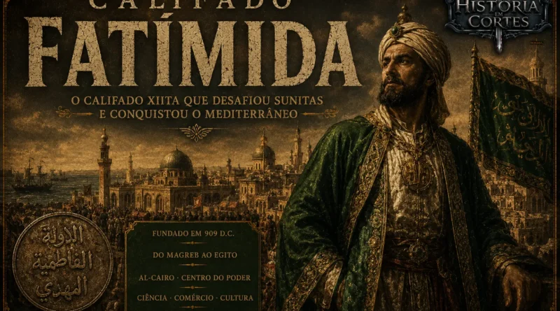 Representação do Califado Fatímida, dinastia xiita que governou o Norte da África e o Egito entre os séculos X e XII.