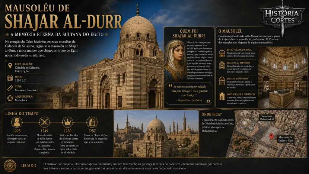 Mausoléu de Shajar al-Durr: Conheça o Túmulo da Primeira Sultana do Egito
