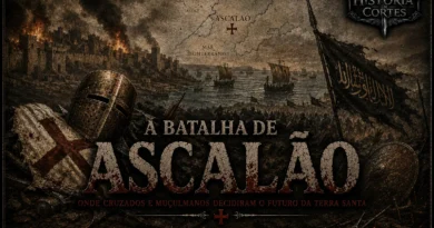 Batalha de Ascalão em 1099 entre os cruzados e o exército fatímida durante a Primeira Cruzada