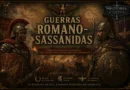 Ilustração das Guerras Romano-Sassânidas mostrando um legionário romano e um guerreiro sassânida frente a frente, simbolizando séculos de conflitos entre os Impérios Romano e Sassânida.