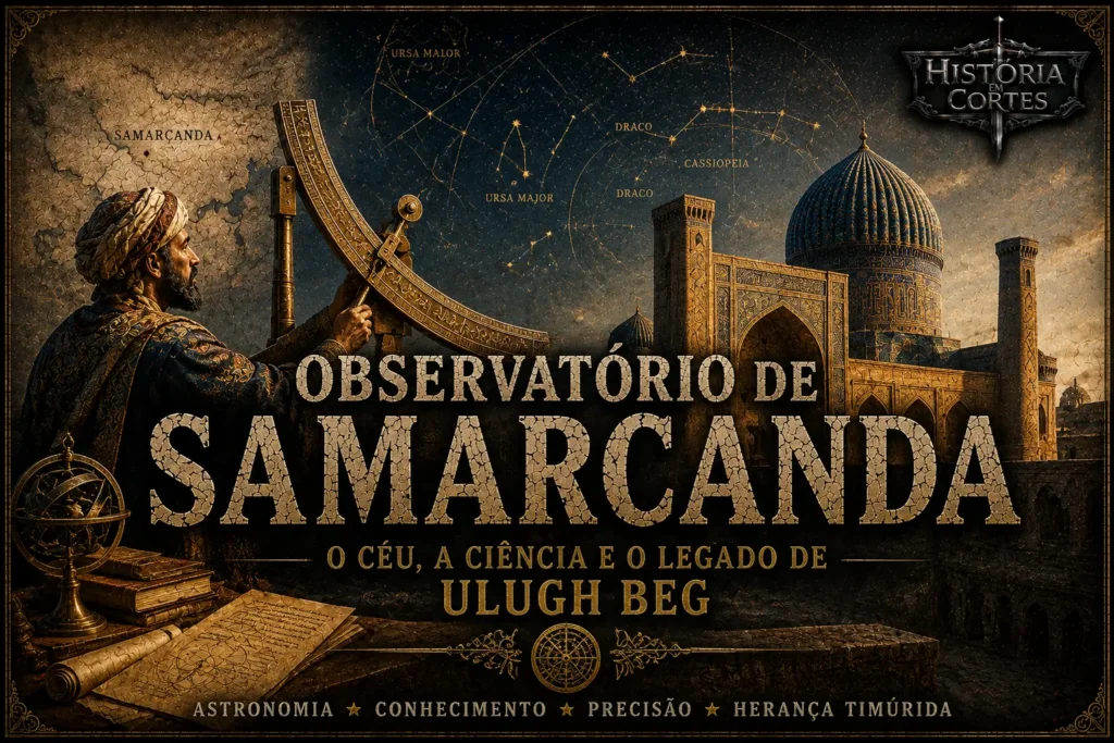 Observatório de Samarcanda, centro astronômico construído por Ulugh Beg no século XV