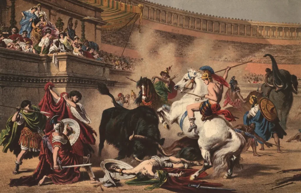 Antes dos gladiadores entrarem em cena, as arenas da Roma Antiga recebiam as venationes — caçadas públicas que contavam com animais exóticos trazidos dos cantos mais distantes do império.
