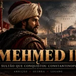 Mehmed II diante de Constantinopla durante a conquista otomana de 1453