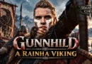 Gunnhild, rainha viking e esposa de Erik Bloodaxe, em representação artística